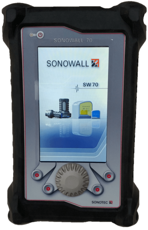 Sonowall 70 thickness gauge with rubber case 1